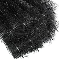 WilTec Cepillo de canalón de 24m 120cm Ø 10-5cm protección follaje protección Marta 20 Piezas